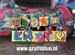 kinderfeestje graffiti