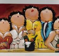 schilderij dikke dames