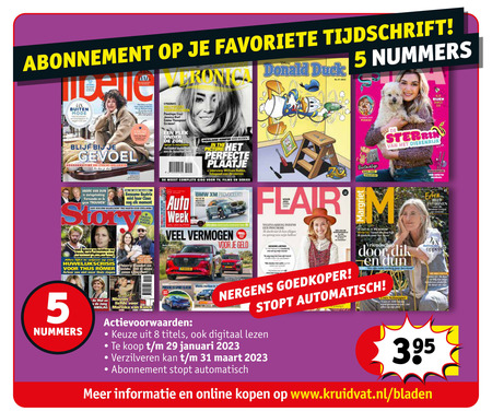 tijdschriften abonnement